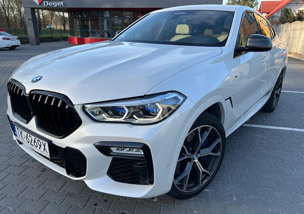 BMW X6 cena 395000 przebieg: 58000, rok produkcji 2020 z Chmielnik małe 781